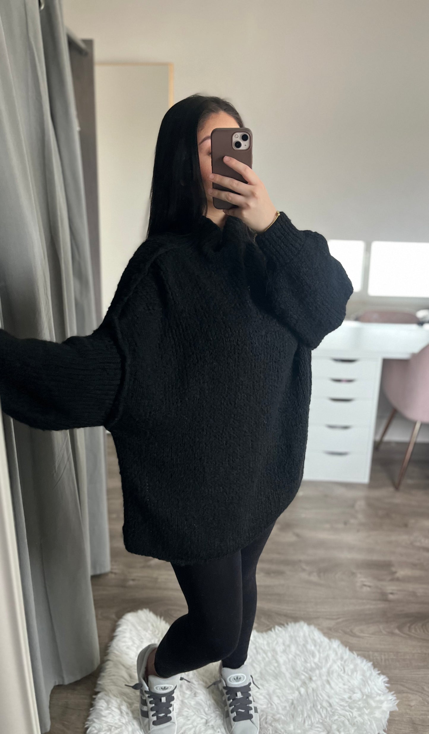 Pull oversize Black