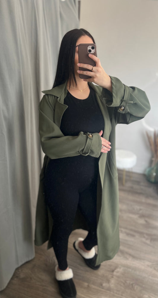 ￼ Trench kaki