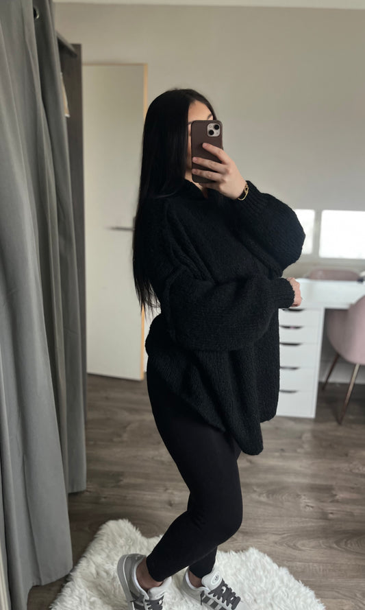 Pull oversize Black